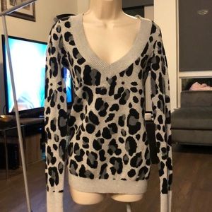 Animal print sweater